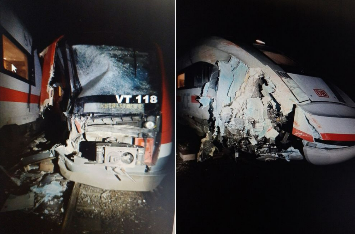 Eilmeldung! Katastrophe auf den Schienen! ICE kracht in Regionalzug - 550 Passagiere an Bord